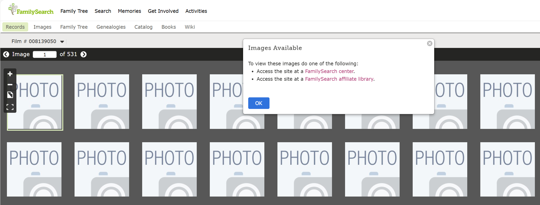 Viewing locked Familysearch records – Ancestor Tracking